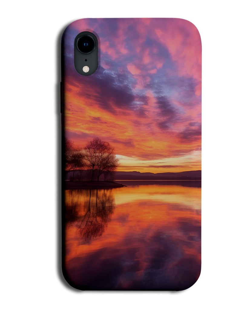 Beautiful Lake At Sunset Phone Case Cover Sunrise Summer Evening Morning CG61