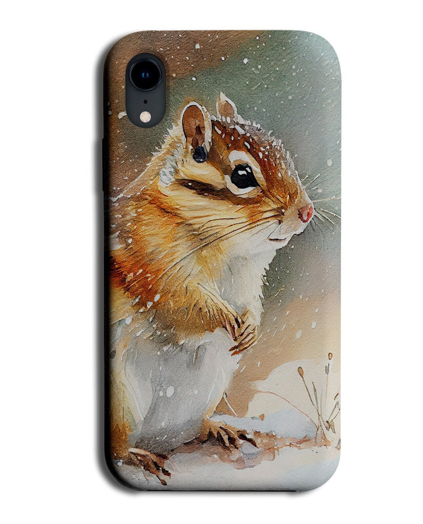 Christmas Chipmunk Phone Case Cover Chipmunks Face Photo Photograph Pictur Q916B