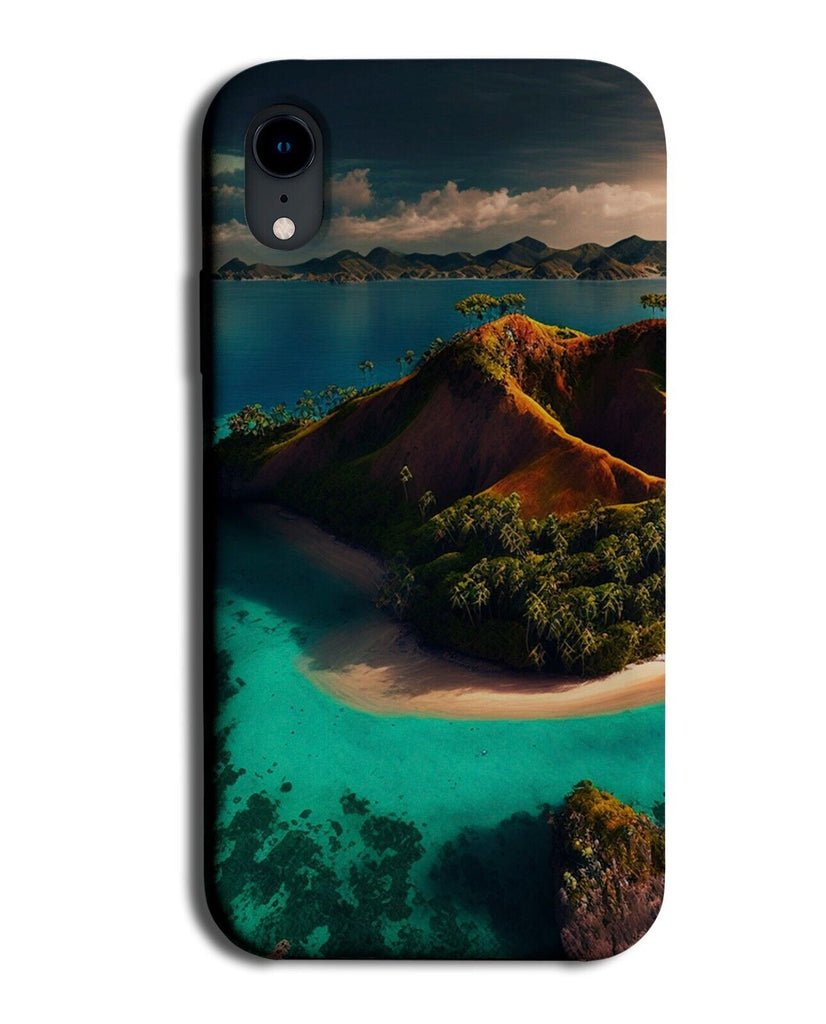 Dessert Island Phone Case Cover Deserted Islands Caribbean Ocean Stunning BU40