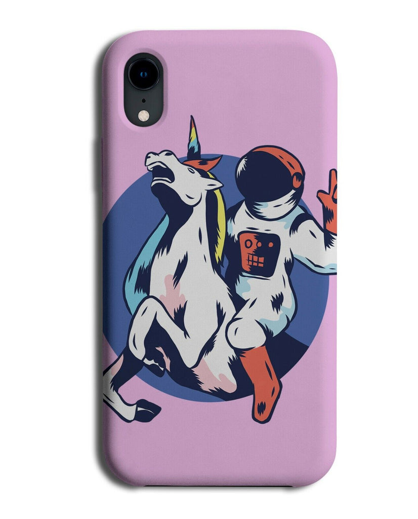 Astronaught On Unicorn Horse Phone Case Cover Horsey Horses Rainbow Girls J497