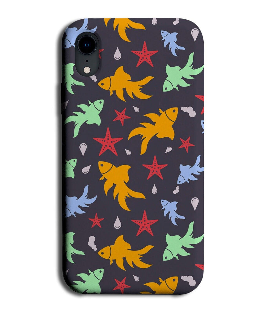 Colourful Goldfish Phone Case Cover Gold Fish Multicoloured Fishes Rainbow AG26