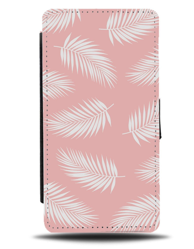 Baby Pink Tree Fearnes Flip Wallet Case Palm Leaves Shapes Stems Fearne AQ65