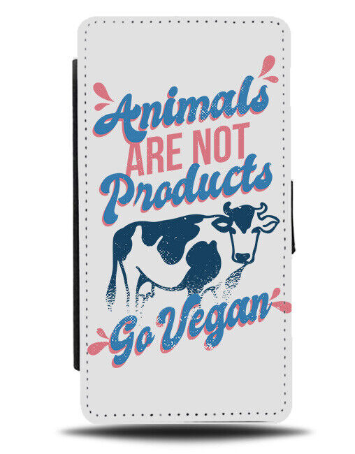 Vegan Slogan Phone Cover Case Quote Vegans Anti Meat Beef Vegetarian J157