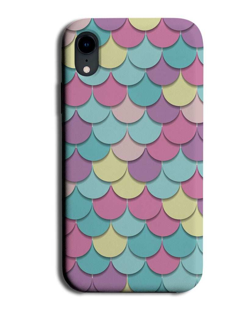 Colourful Pastel Fish Scales Print Phone Case Cover Scale Japanese Mermaid Q678