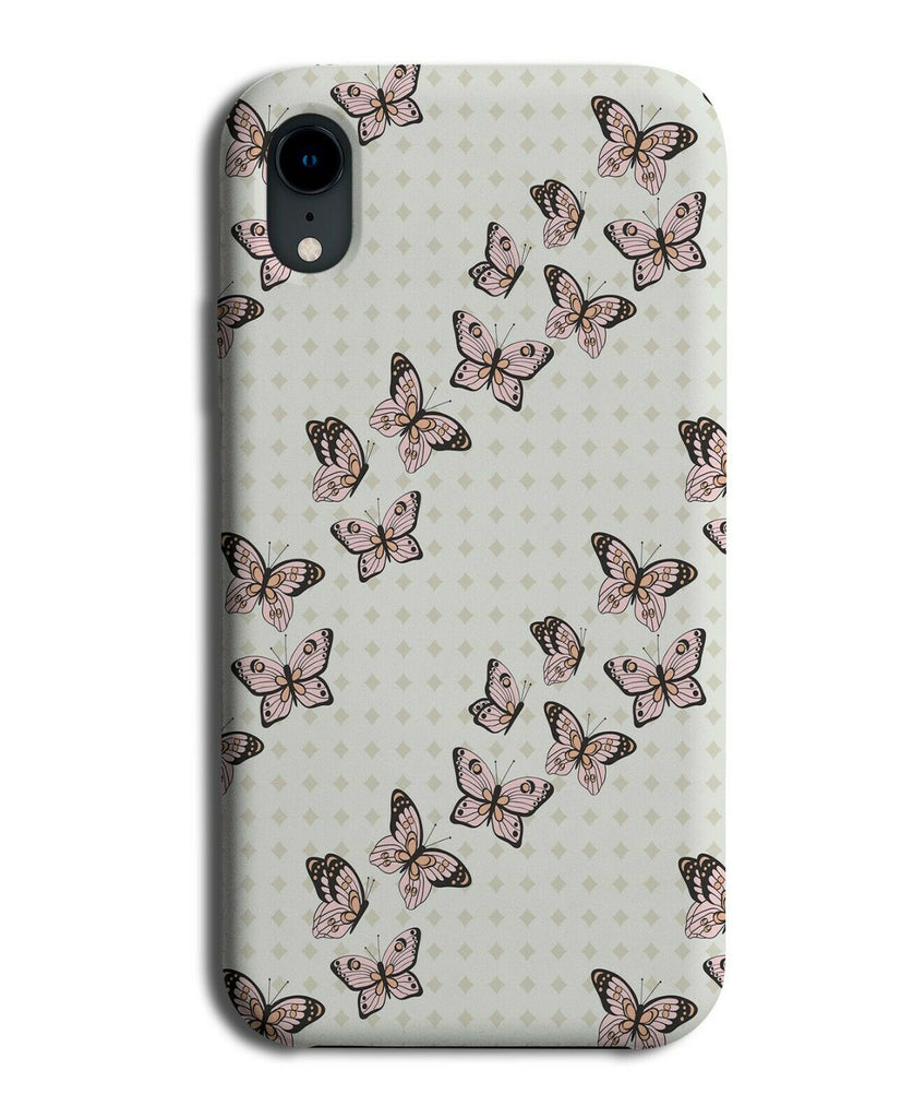 Vintage Butterfly Pictured Phone Case Cover Flying Wings Butterflies E942