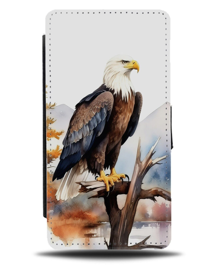 American Bald Eagle Flip Wallet Case Eagles On Tree Nature Birds Bird Cool DC19