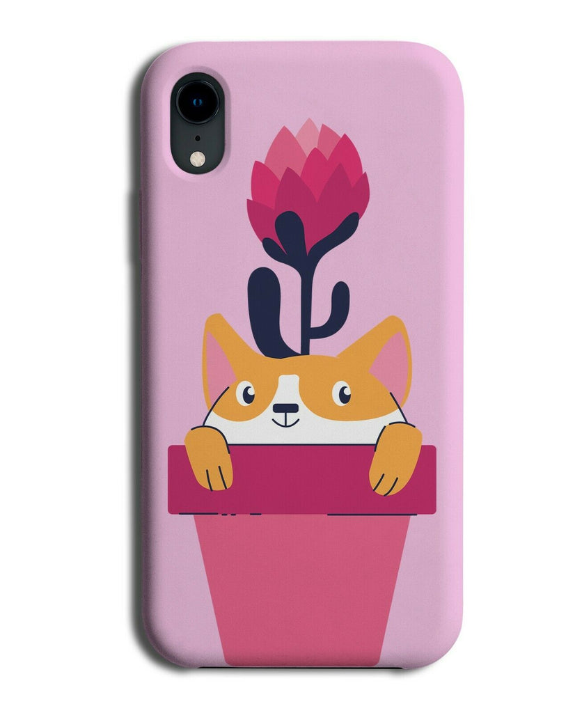 Fox In Plant Pot Phone Case Cover Cartoon Red Rose Flower Floral Kids E387