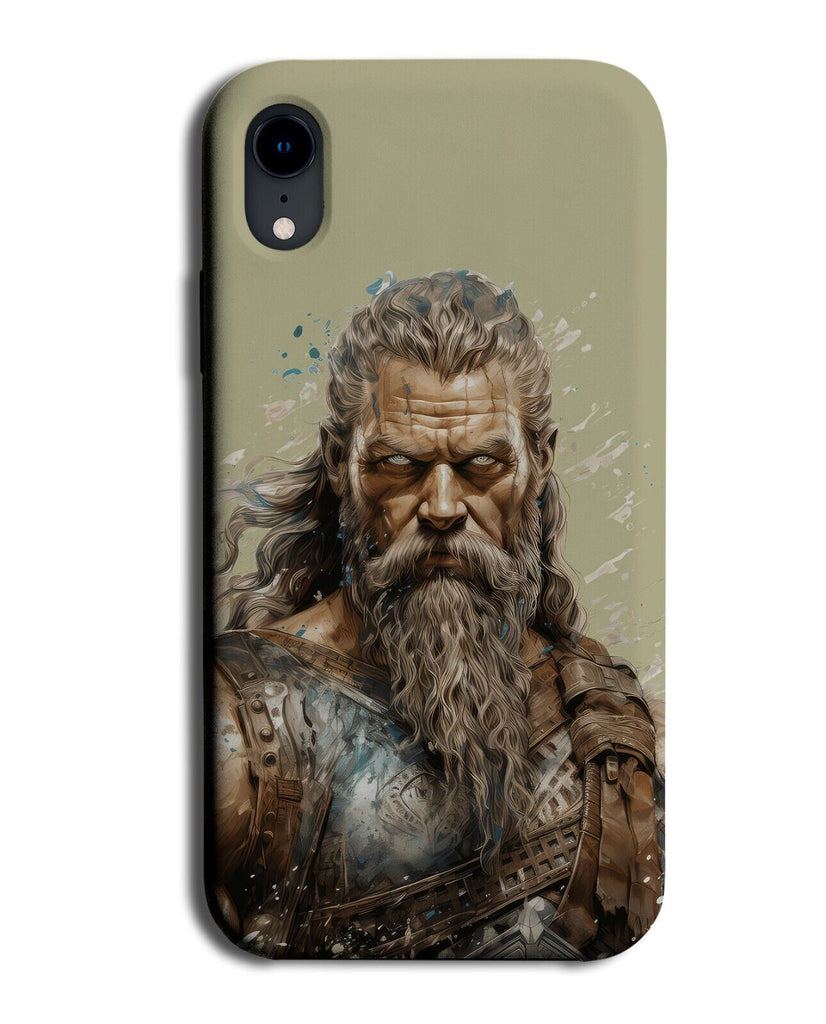 Possessed Viking Phone Case Cover Long Bearded Blonde Warrior Vikings Style CT45