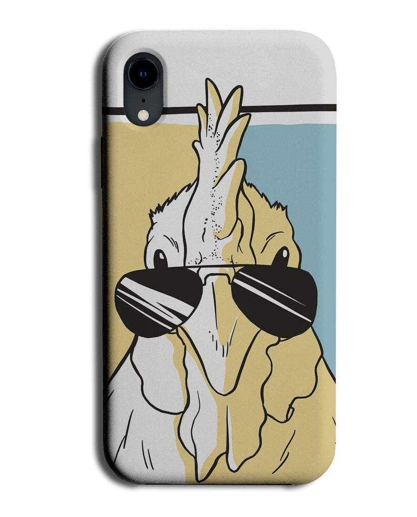 Cool Guy Chicken Phone Case Cover Wearing Sunglasses Sunglass Retro Face P586