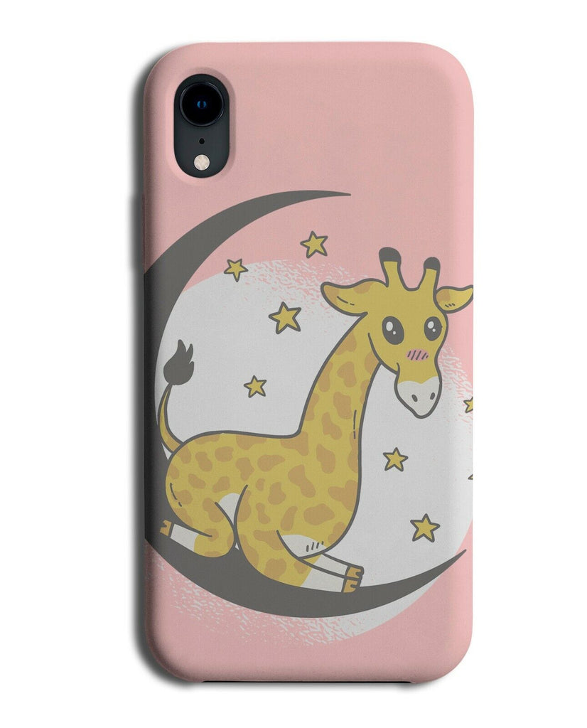 Giraffe On The Moon Phone Case Cover Giraffes Half Moon Kids Space Cartoon J450