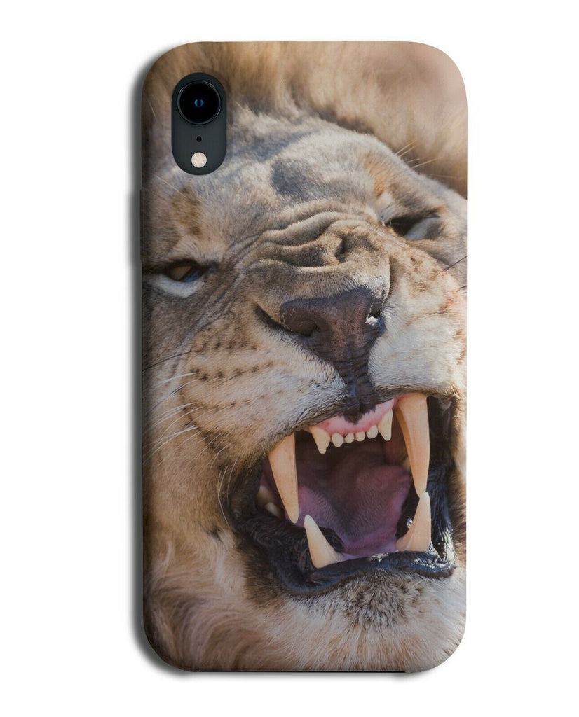 Smiling Lion Phone Case Cover Funny Novelty Animal Picture Lions Laughing H925