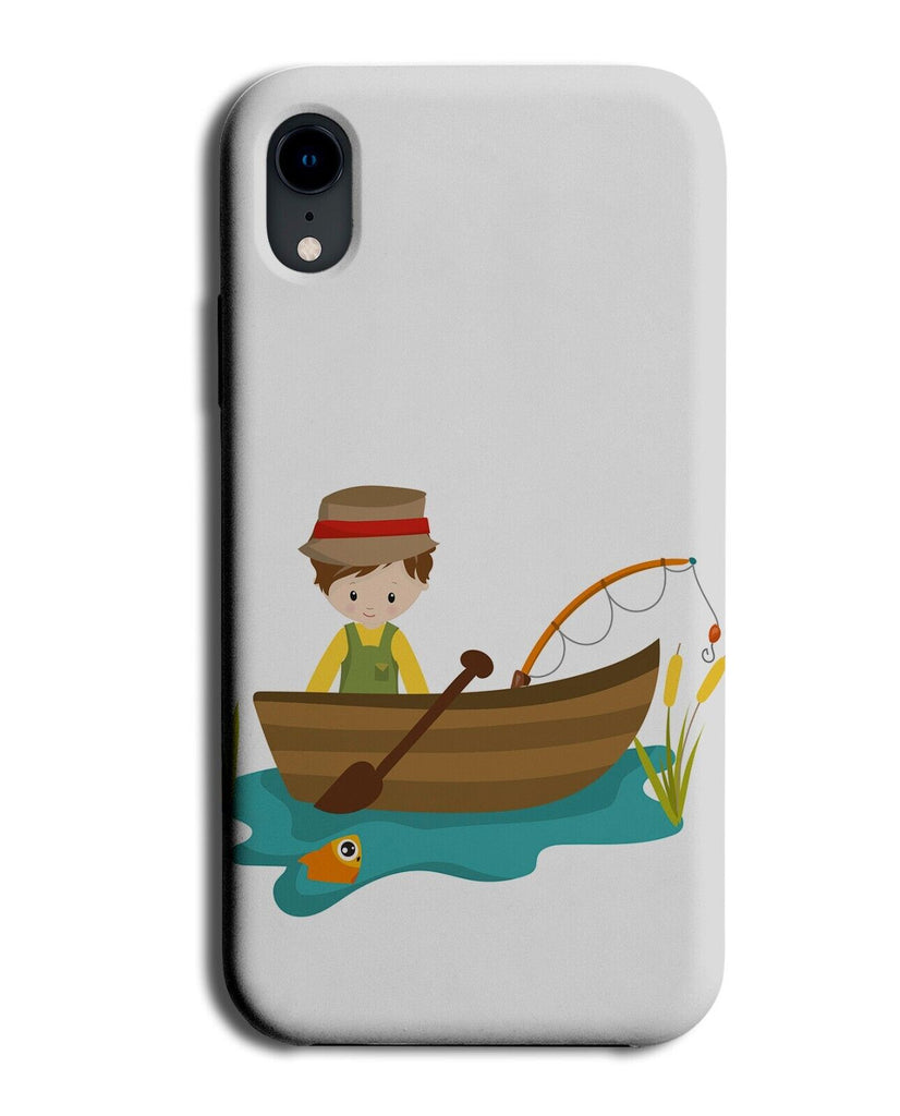 Children's Boys Fishing Phone Case Cover Boy Childs Kids Storybook Book AF95
