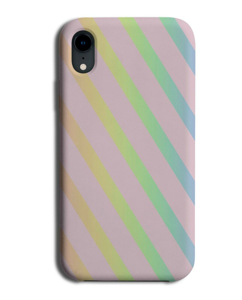 Baby Pink and Rainbow Striped Phone Case Cover Stripes Lines Colourful i798