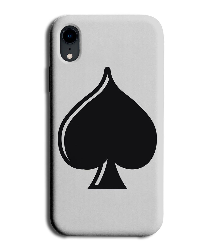Playing Card Suit Black Spades Phone Case Cover Spade Cards Casino Symbol BS45