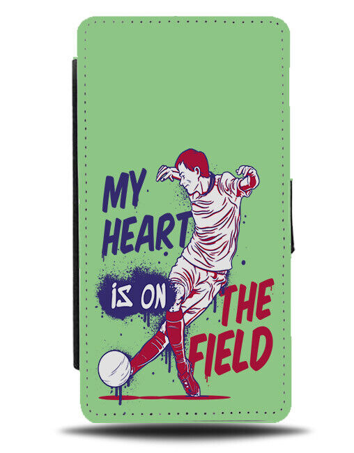 Soccer Flip Wallet Case Player Quote Quotes Football Player Passion Gift N400