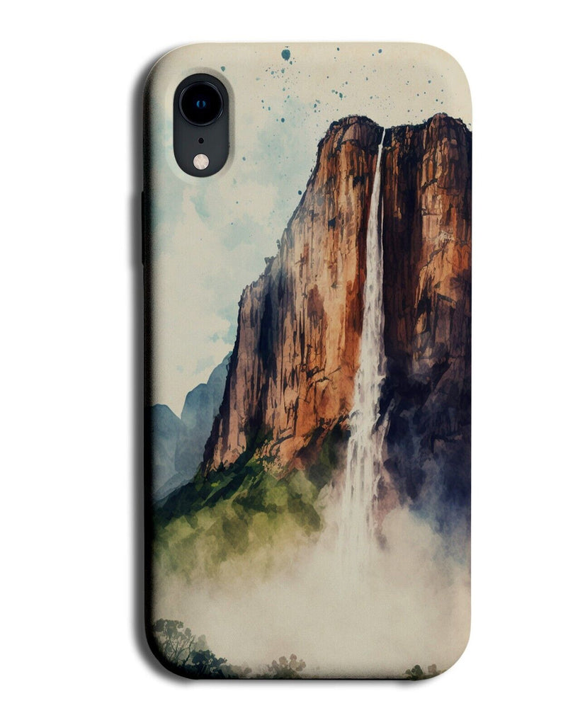 Beautiful Waterfall Watercolour Painting Phone Case Cover Water Fall Art P253A