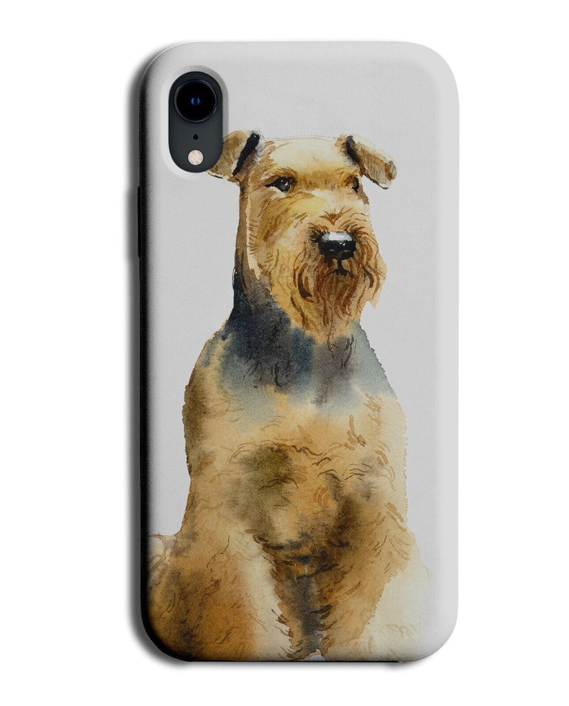 Airedale Terrier Dog Watercolour Phone Case Cover Vintage Terriers Dogs DC56