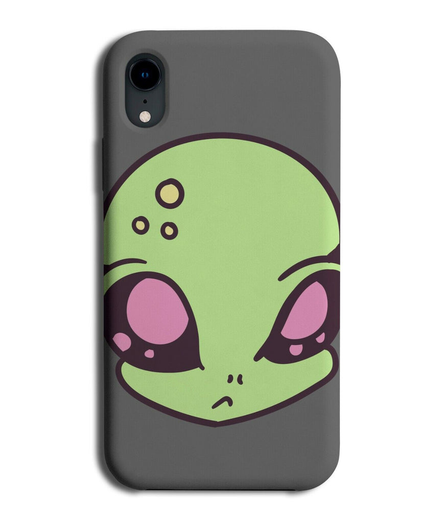 Cute Fat Alien Face Phone Case Cover Aliens Big Large Head and Eyes J122