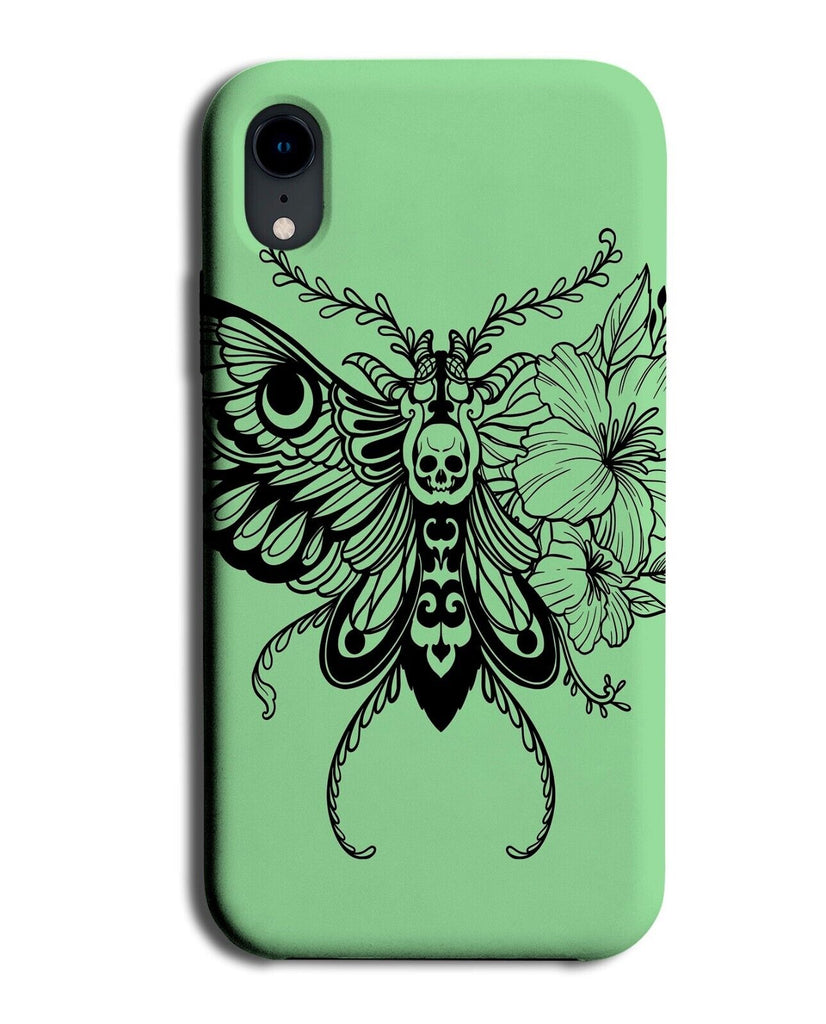 Pastel Green Lunar Moth Phone Case Cover Moths Insect Mint Gothic Goth P269C