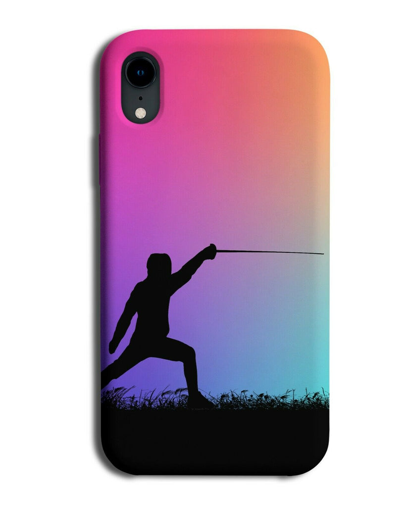 Fencing Phone Case Cover Fencer Sport Gift Multicoloured Multicolour i630