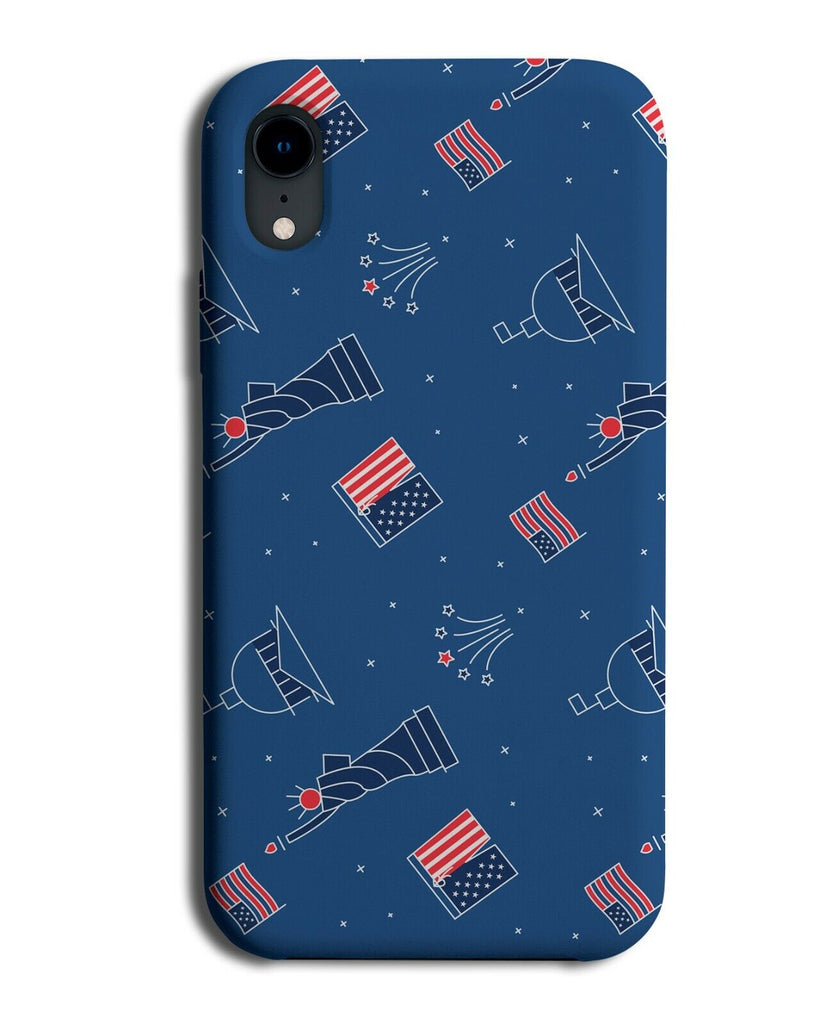 4th July American Pattern Phone Case Cover Design America USA Landmarks K803