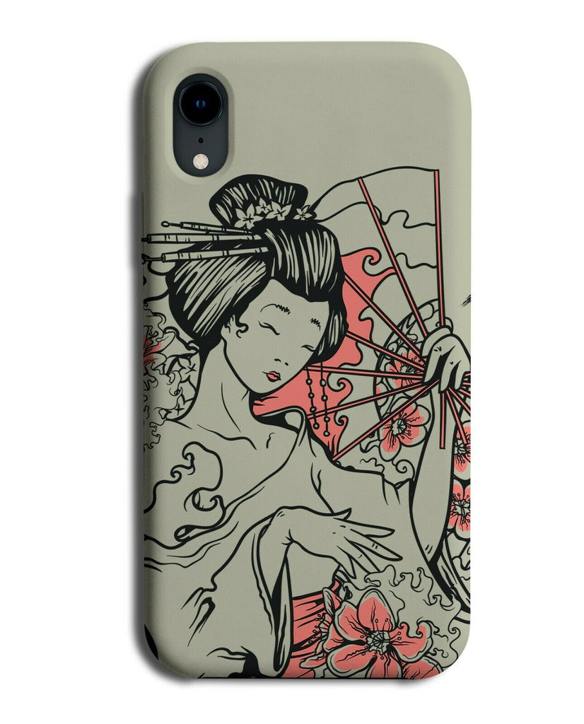 Stylish Vintage Oriental Anime Pin Up Girl Phone Case Cover Retro Woman E350