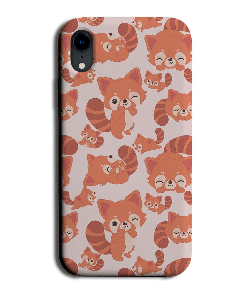 Cheeky Red Pandas Phone Case Cover Panda Winking Wink Standing Cartoon CC31