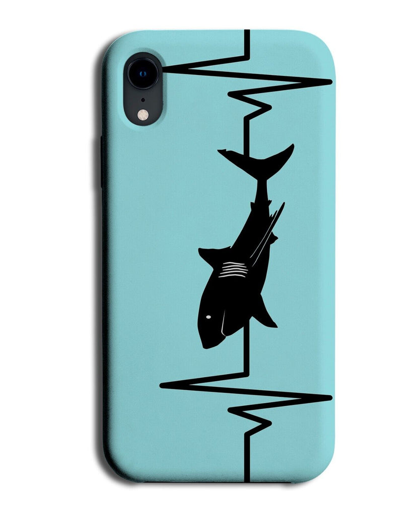 Shark Lover Phone Case Cover Sharks Gift Fan Black Great White Silohuette AT22