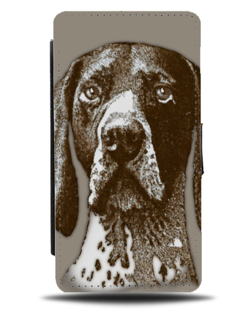 German Shorthaired Pointer Dog Flip Wallet Case Shorthair English American DD33