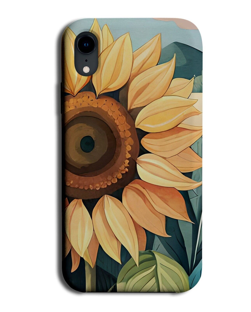 Cartoon Large Sunflower Phone Case Cover Sunflowers Sun Flower Petal Petals CX95