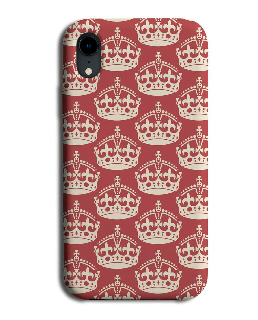 Queens Crown Phone Case Cover Crowns Queen Royal Princess King British F091