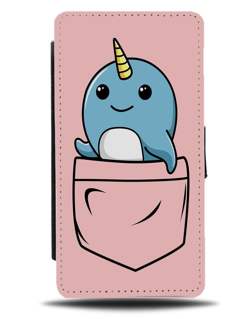 Narwal Novelty In A Pocket Design Flip Wallet Case Narwals Gnarwal Funny DB29