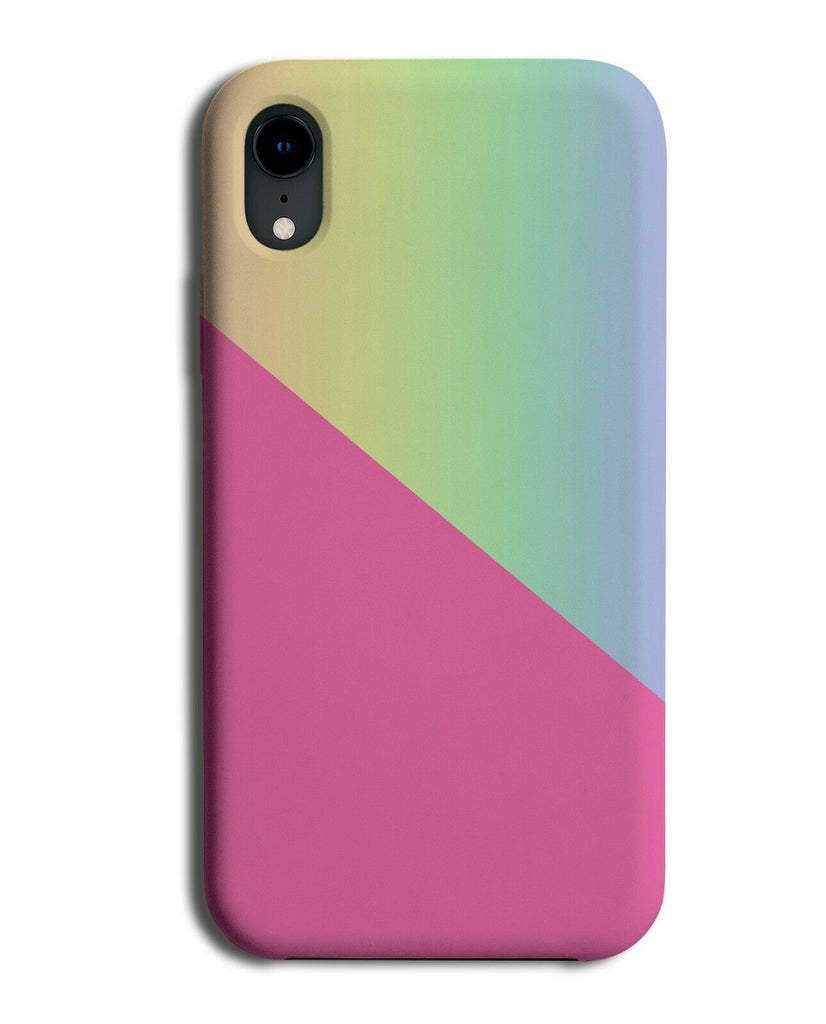 Rainbow Coloured And Hot Pink Phone Case Cover Colourful Kids Novelty Dark i403