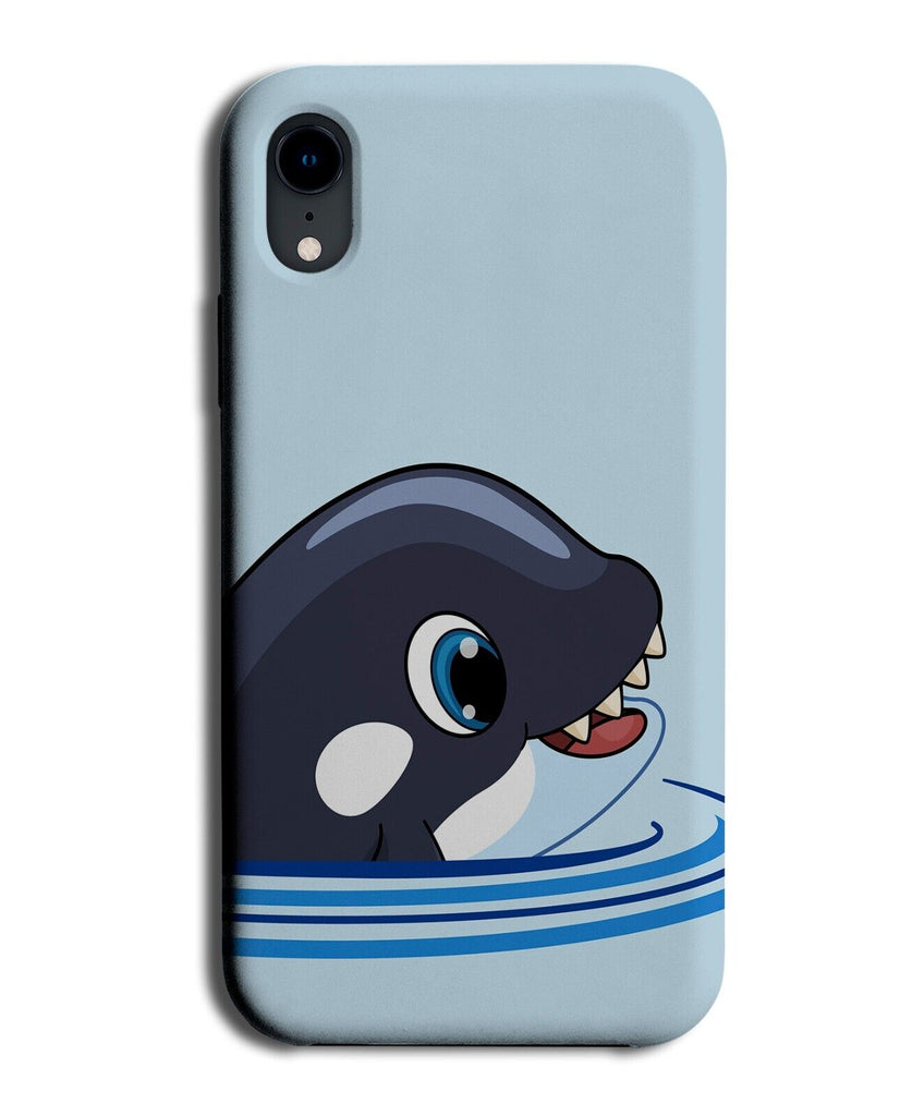 Breaching Killer Whale Phone Case Cover Whales Face Orca Breach Cartoon AF68
