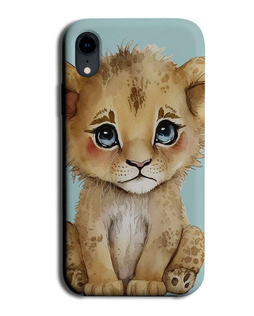 Sad Baby Lion Phone Case Cover Cute Adorable Lions Face Childrens Child AD02