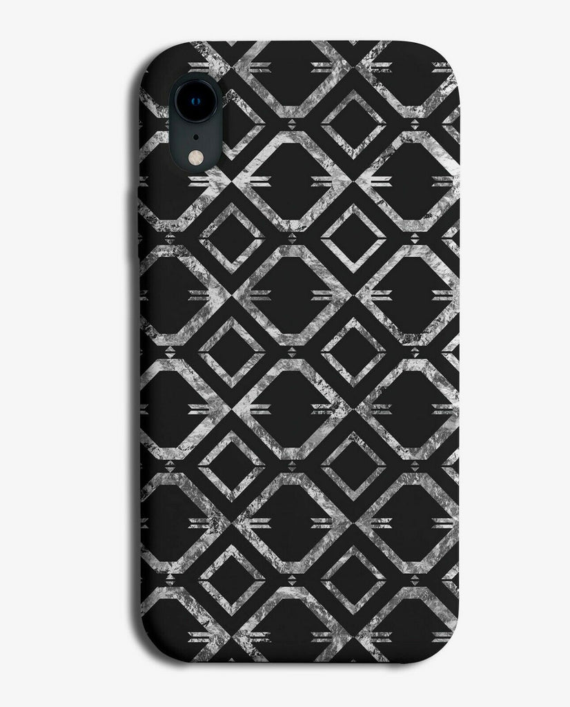 Black Diamonds Phone Case Cover Diamond Shapes Geometric Colours Boys E875
