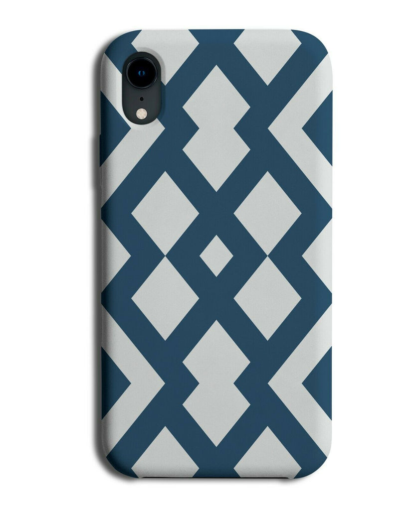 Dark Green and White Geometric Shapes Phone Case Cover Zig Zags H535