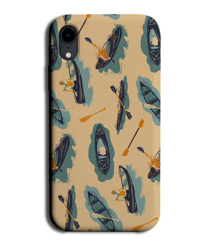 Kayaking Pattern Phone Case Cover Kayak Kayaks Canoe Canoeing Lake Canoes P548