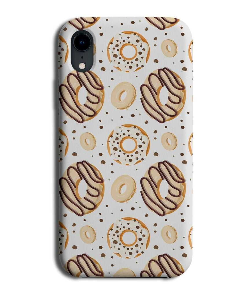 White Chocolate Doughnuts Phone Case Cover Doughnut Choc Desserts K835
