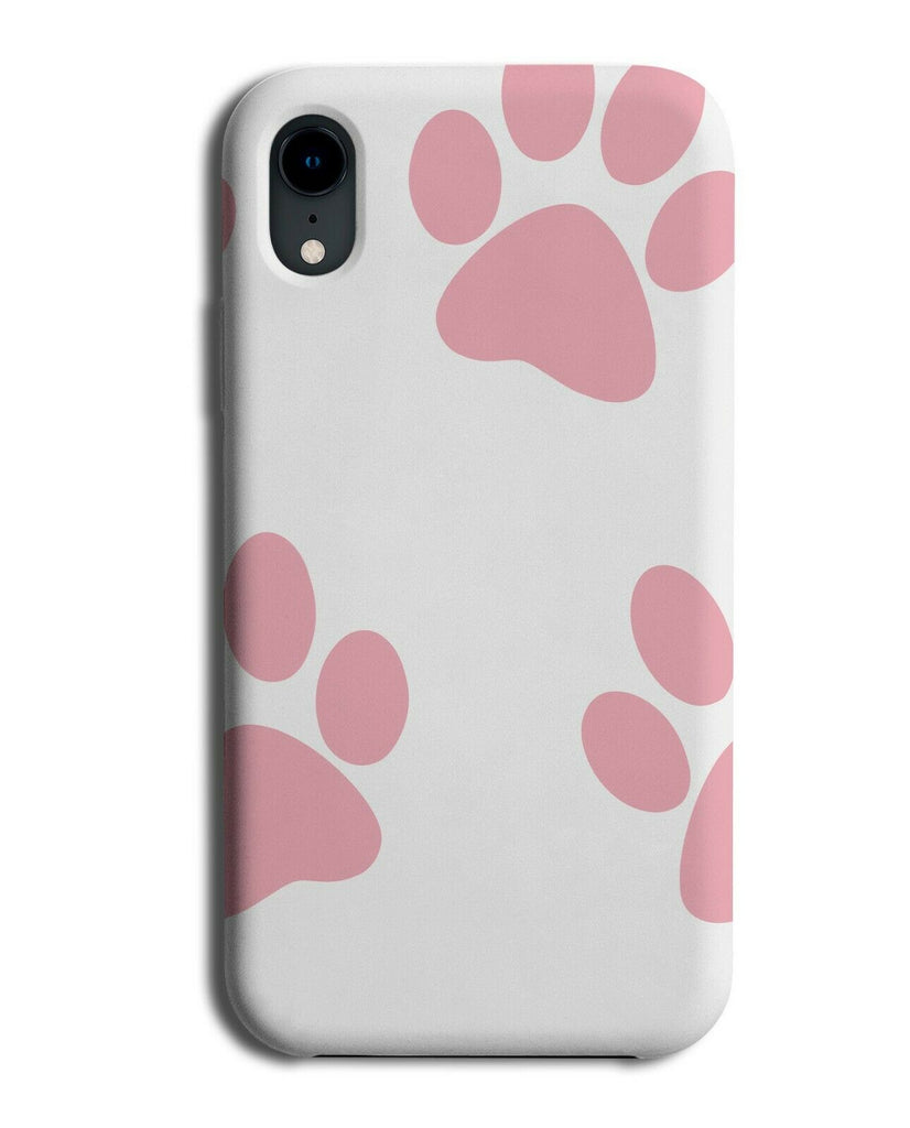 Pink Animal Paw Print Phone Case Cover Footstep Pet Pets Shape Symbol F002