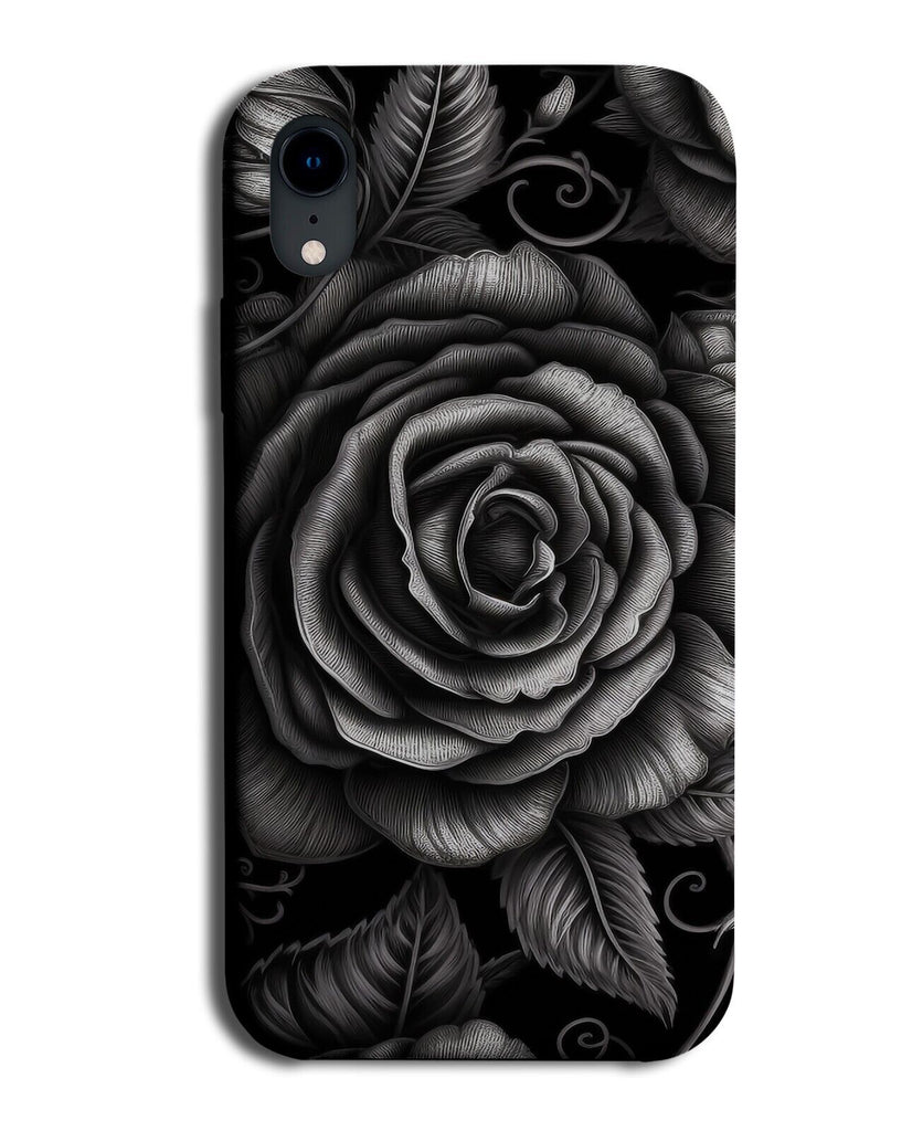 Black Rose Petals Phone Case Cover Petal Flowers Flower Roses Floral Mens CZ17