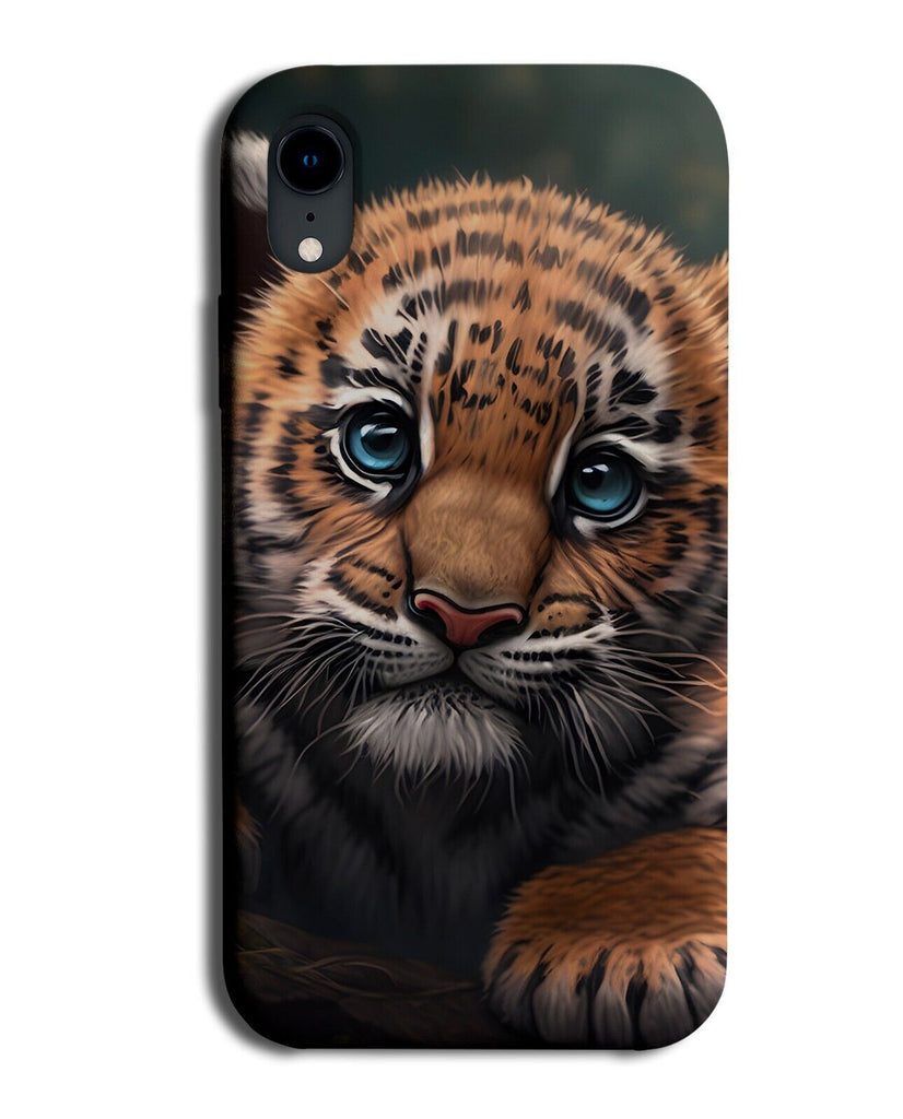 Cute Baby Tiger Phone Case Cover Tigers Face Face Eyes Picture Photograph BF88
