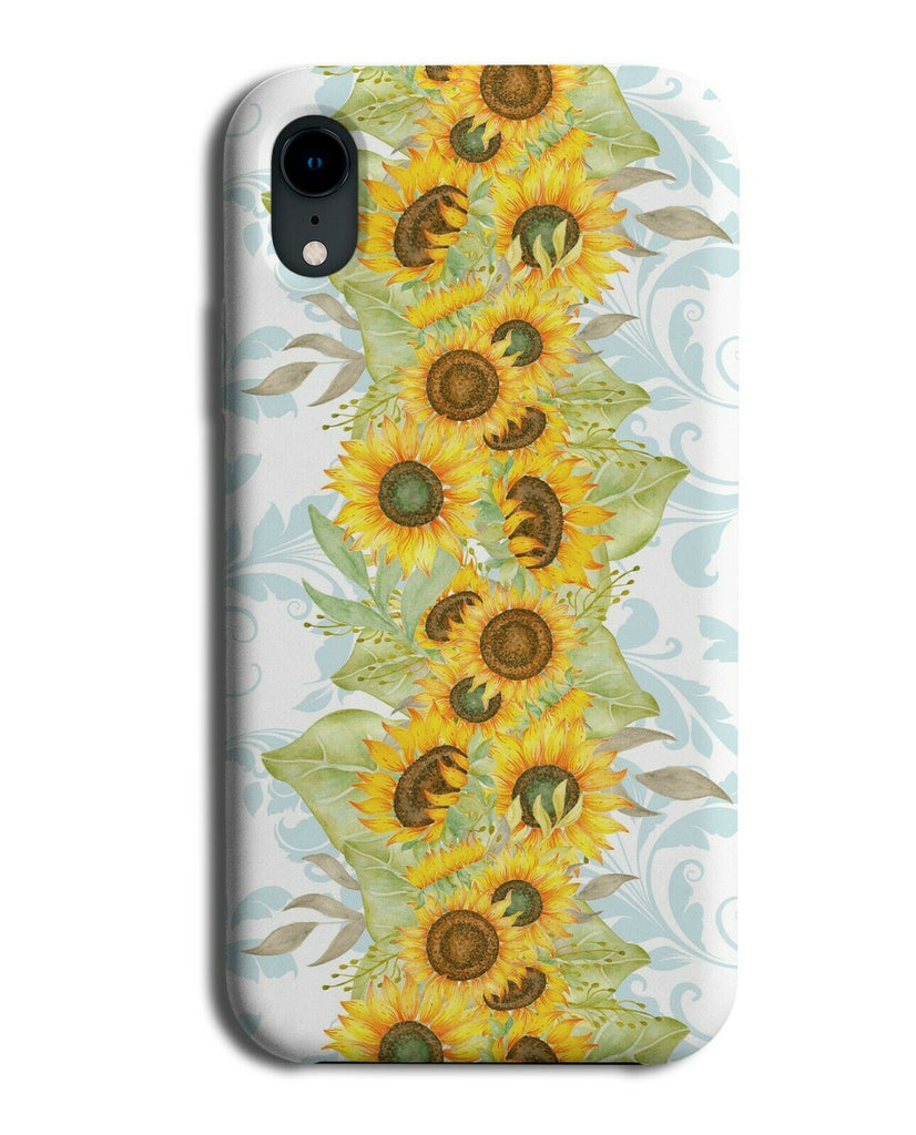 Sunflower Flower Bed Phone Case Cover Sunflowers Petals Picture Cartoon F929