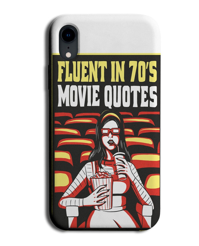 Fluent In 70s Movie Quotes Phone Case Cover Movies Retro Vintage Seventies P002