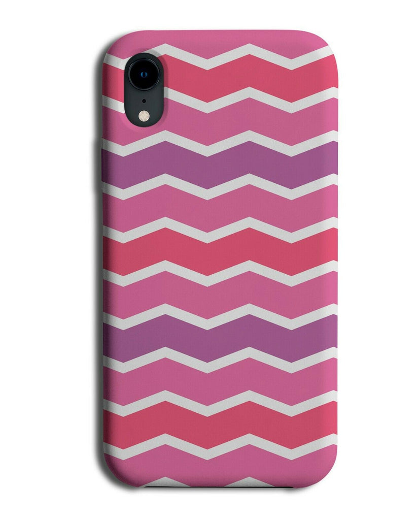 Girly Shades Of Pink Zig Zag Phone Case Cover ZigZag Stripes Lines Colours G523