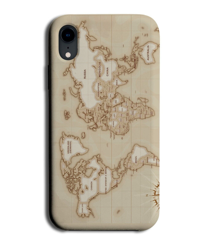 World Map Phone Case Cover Vintage Atlas Maps Globe Vintage Design Picture DG51