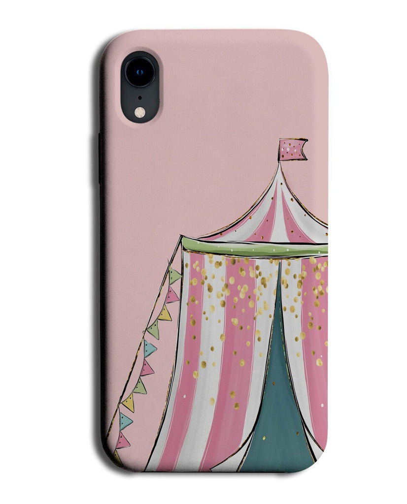 Pink Circus Tent Phone Case Cover Big Top Coloured Girl Girly Little Girls Q618B