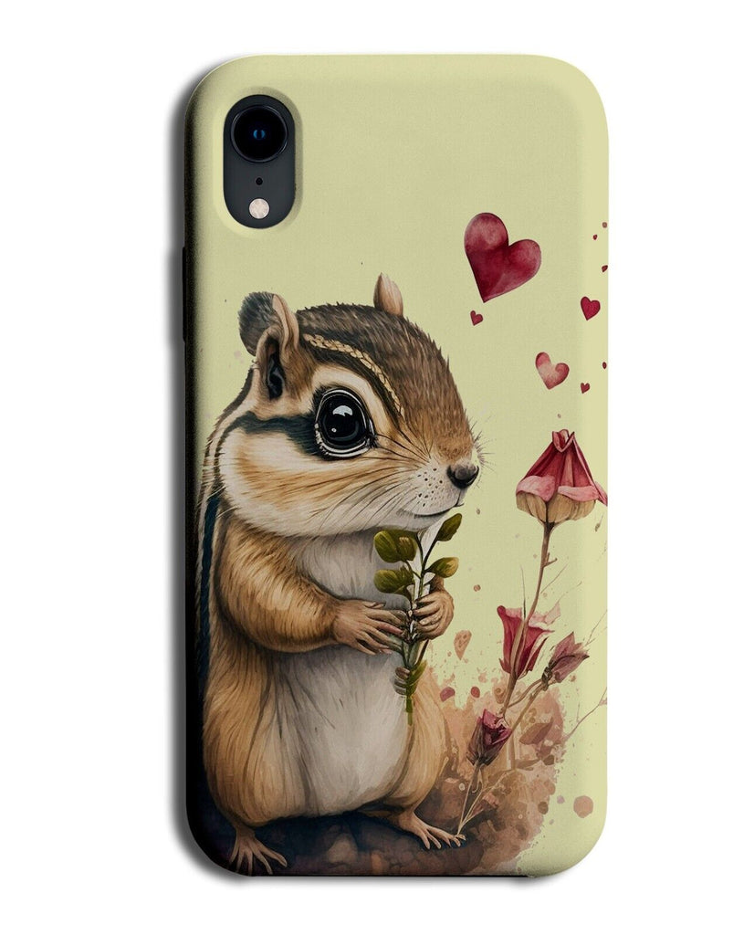 Valentines Day Squirrel Phone Case Cover Valentine Squirrels Rose Couple Q802C