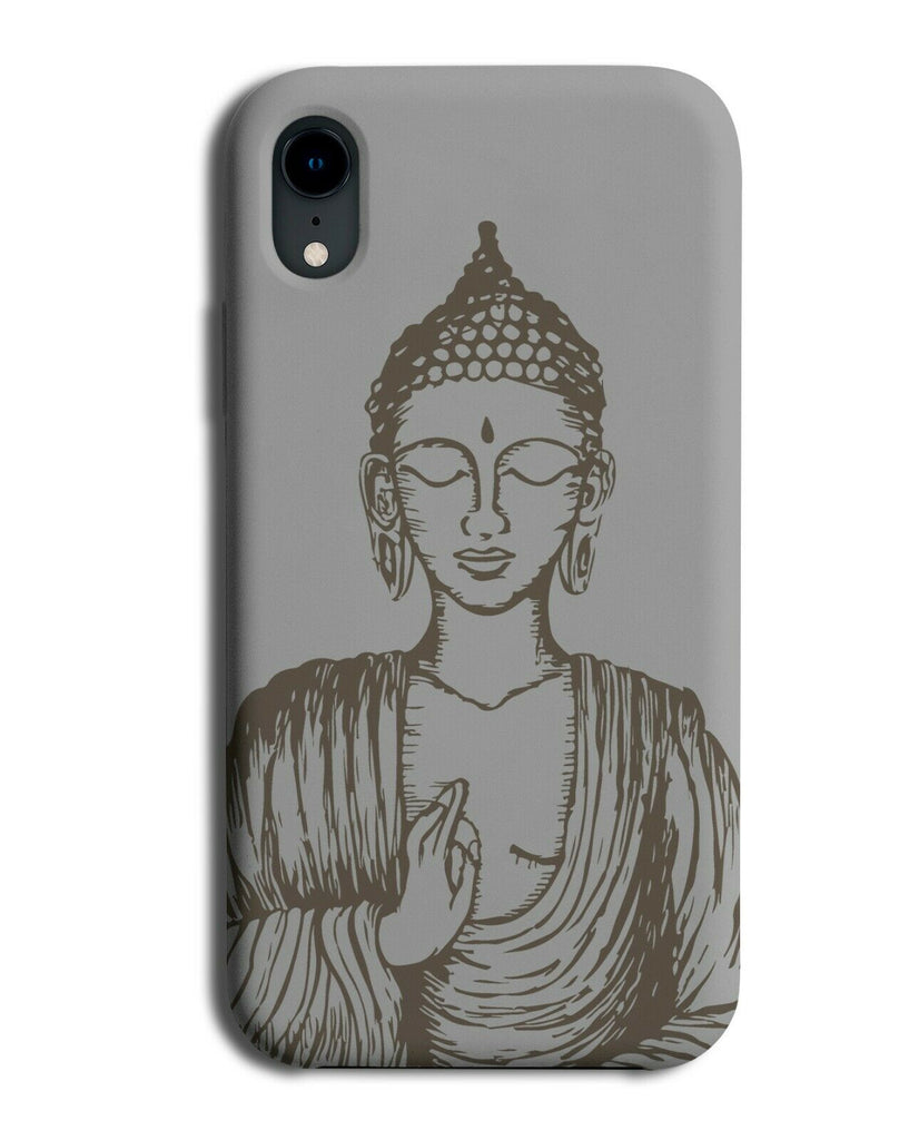 Vintage Buddha Drawing Phone Case Cover Buddhas Statue Picture Yoga Shape G771