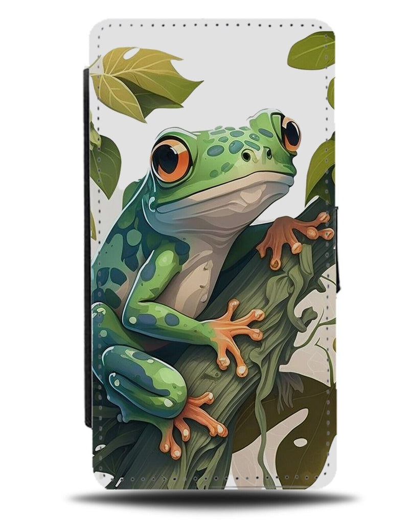 Tree Frog Clipart Flip Wallet Case Frogs Character On Trees Branch Branches BB88